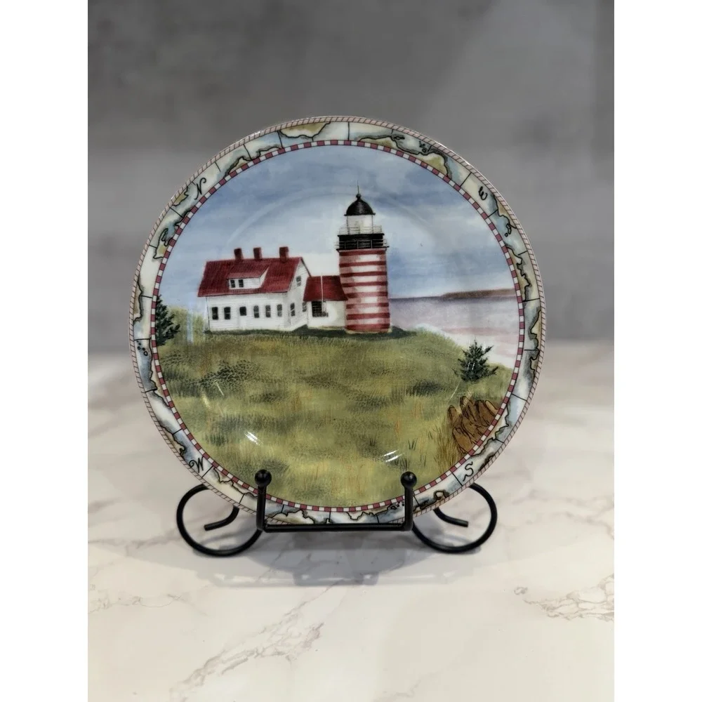 American Atelier Signals 5100 Porcelain Salad/Dessert Plates 8